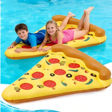 Pizza Slice Inflatable Pool Floating Mat