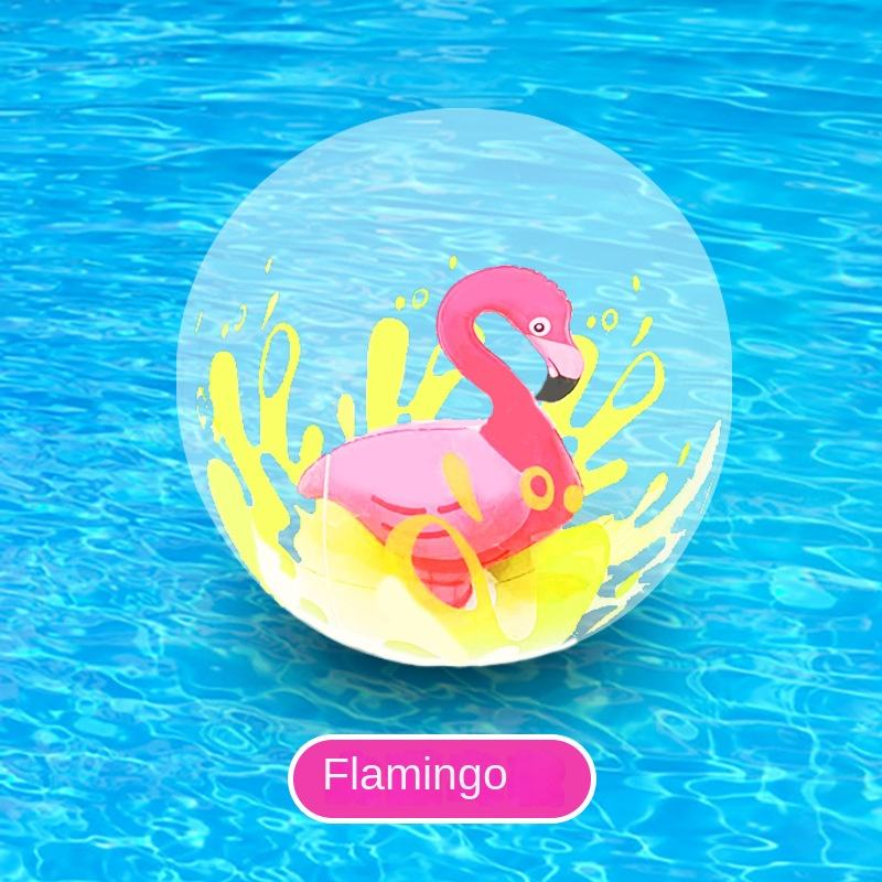 Flamingo pattern Beach ball